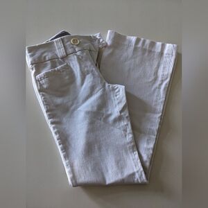 Size 4 Banana Republic White Trouser No. 323